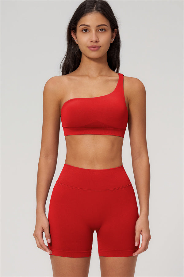 The Empower One-Shoulder Sports Bra