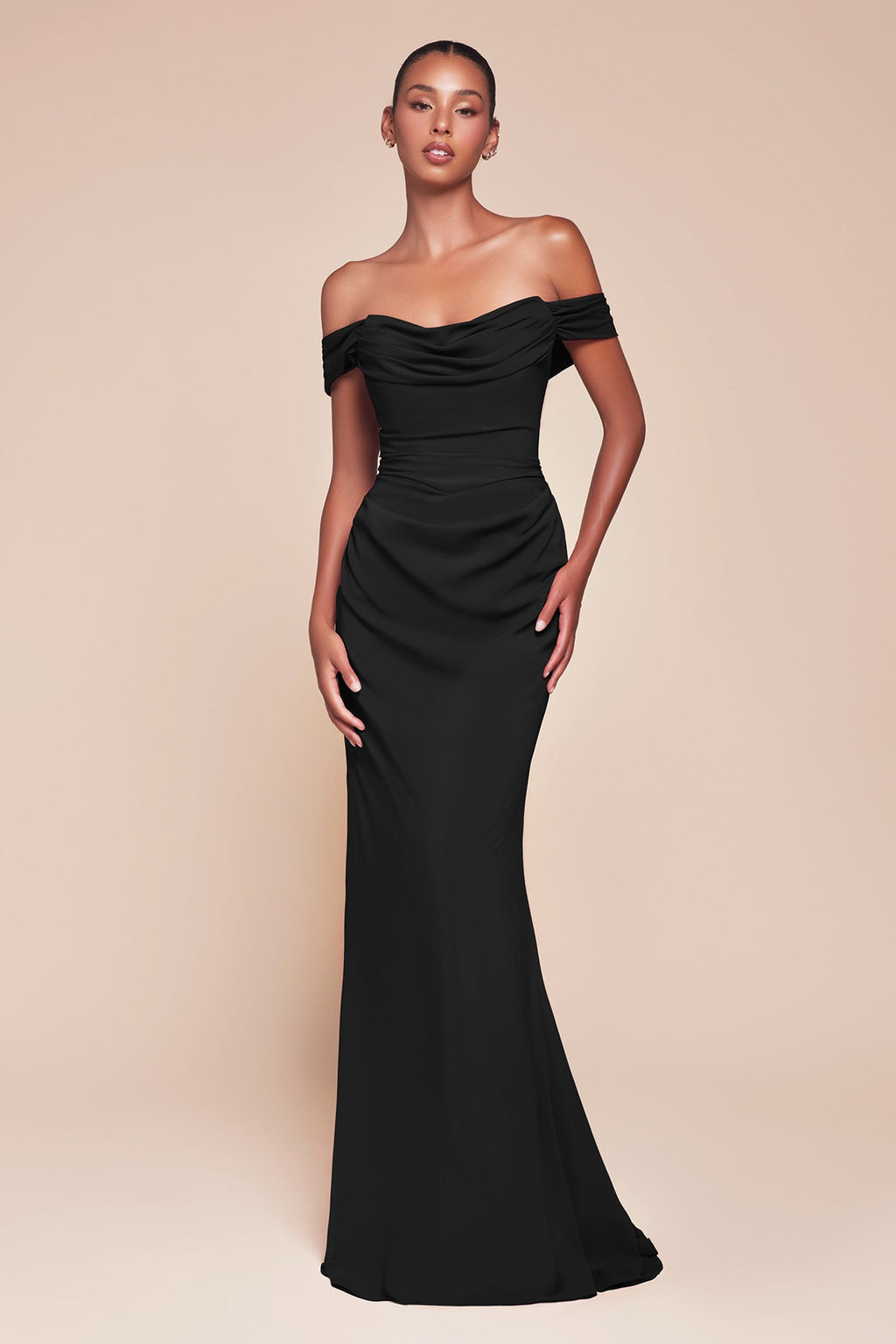 Ladivine 7433 Dress Versatile Tie Chiffon Strapless Bridesmaid Dress