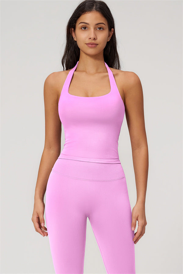 The Empower Halter Crop Top