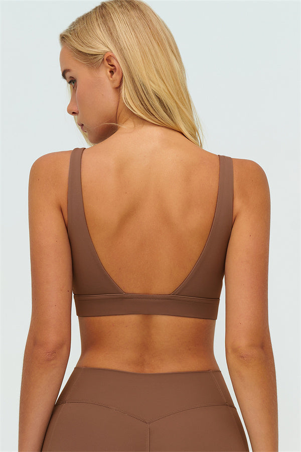 The Lushness V-Back Sports Bra Shorts 2-Piece Set