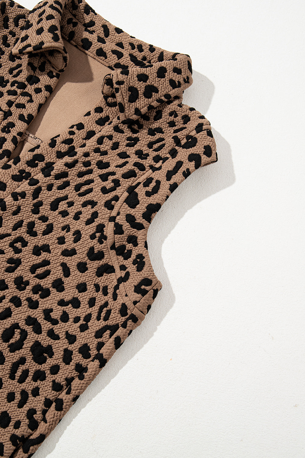 Luxury Summer Leopard Sleeveless Mini Dress Chic & Stylish Print Elegant Dress For Women