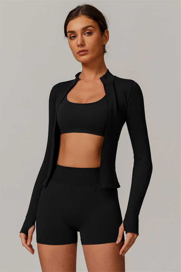 The Nova Luxe Jacket Shorts 2-Piece Set