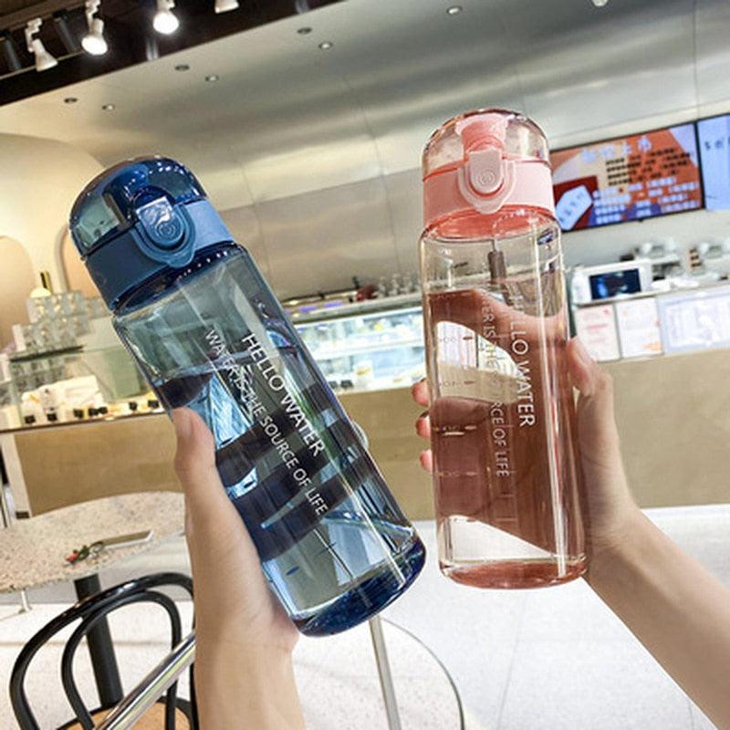 780ml Bottle For Drink Plastic Leak Proof Sports Bottles Shaker Water Bottle Drinkware BPA Free Sports Water Bottle Outdoor Water Bottle with Straw Plastic Portable Water Bottle Camping Bike Bottle Kitchen Tools Drink Water