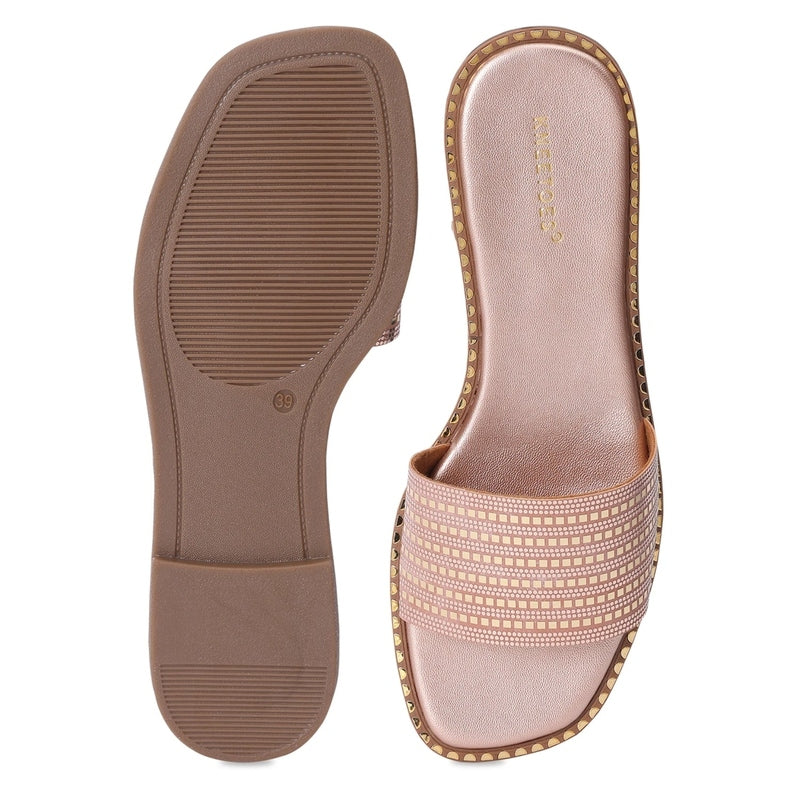 Lunelle – Rose Gold Slip-Ons