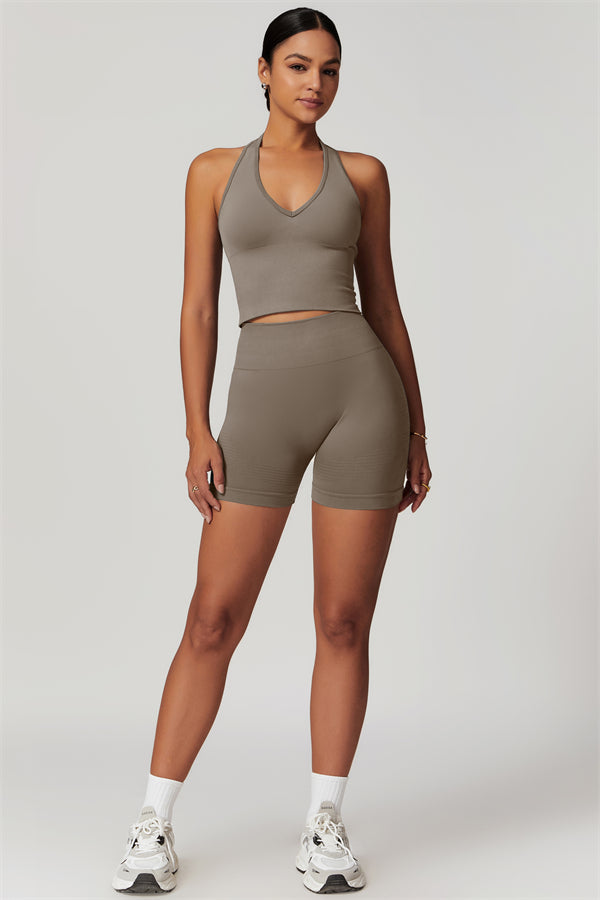 The Delight Halter Top Shorts 2-Piece Set