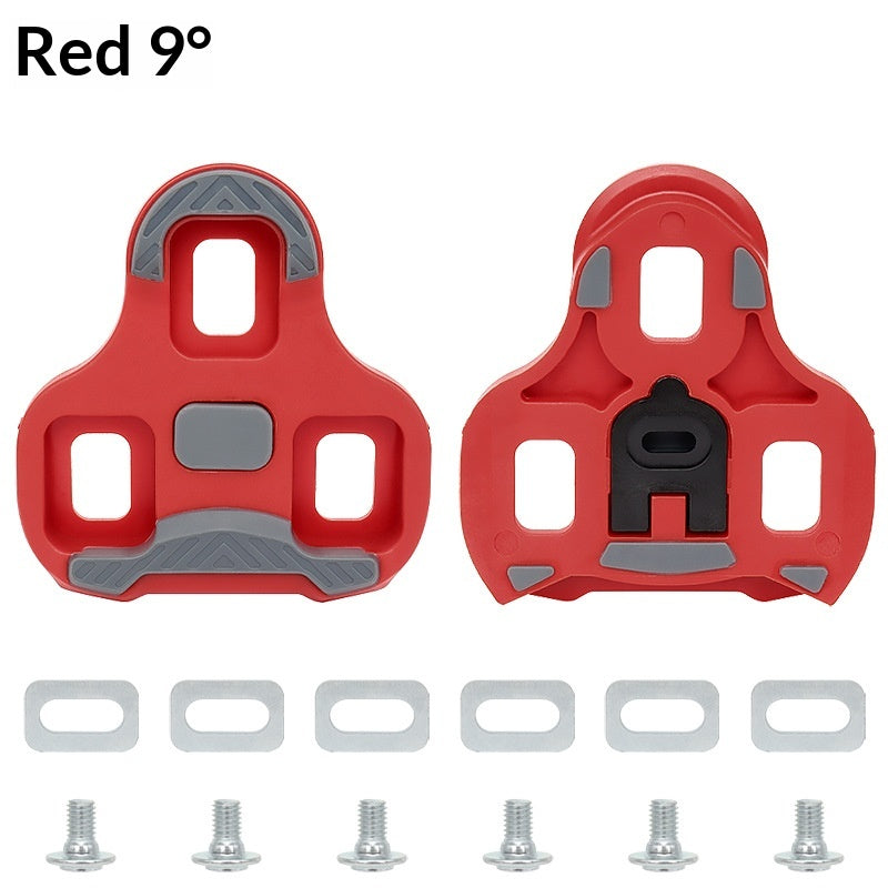 Road Pedal Cycling Shoes Cleats Self Locking Pedal Anti-Slip Cleat Compatible Look Road Bike Cycling Accessories Road Bike Cleats For Speed Cleats Indoor Outdoor Spin Cycling Pedals Cleat And Bicycle Clips Set