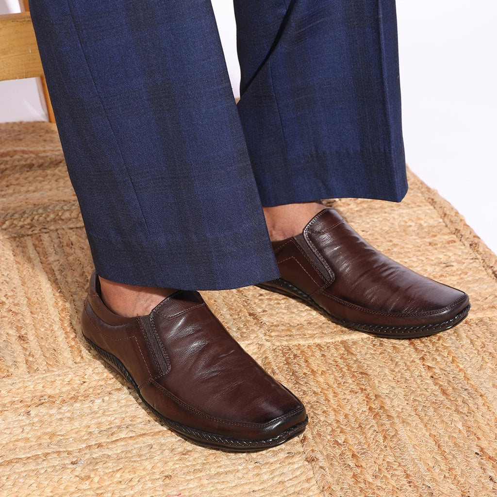 Ravenmark - Brown Slip Ons