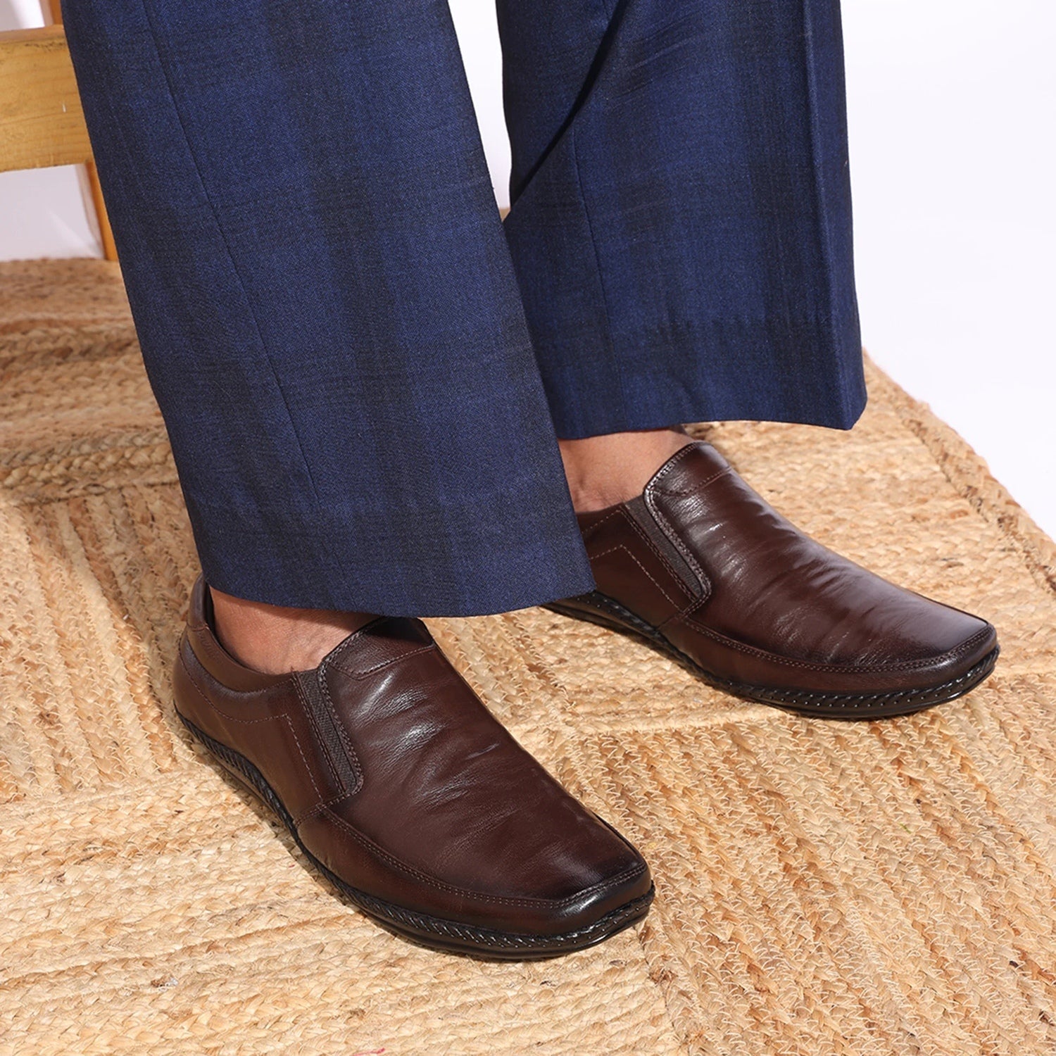 Ravenmark - Brown Slip Ons