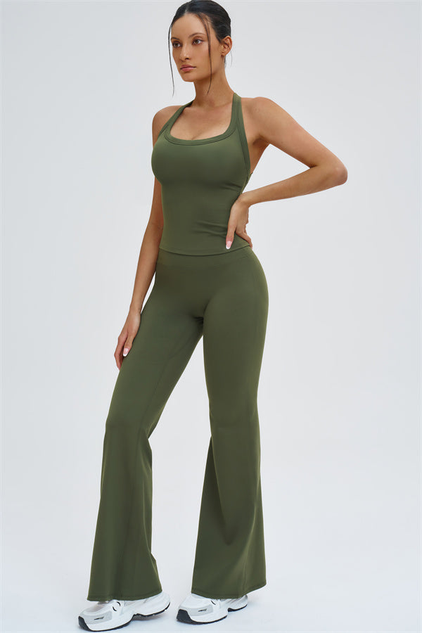 The Slate Y-Back Top