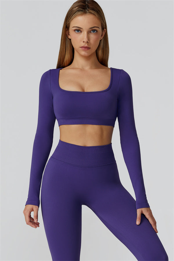 The Reign Long Sleeve Crop Top