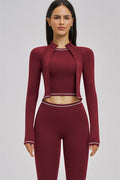 The Unbound Jacket Crop Top Leggings 3-Piece Set