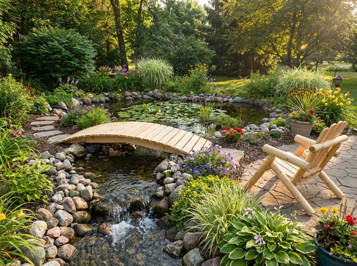 8 ft bridge with no railling