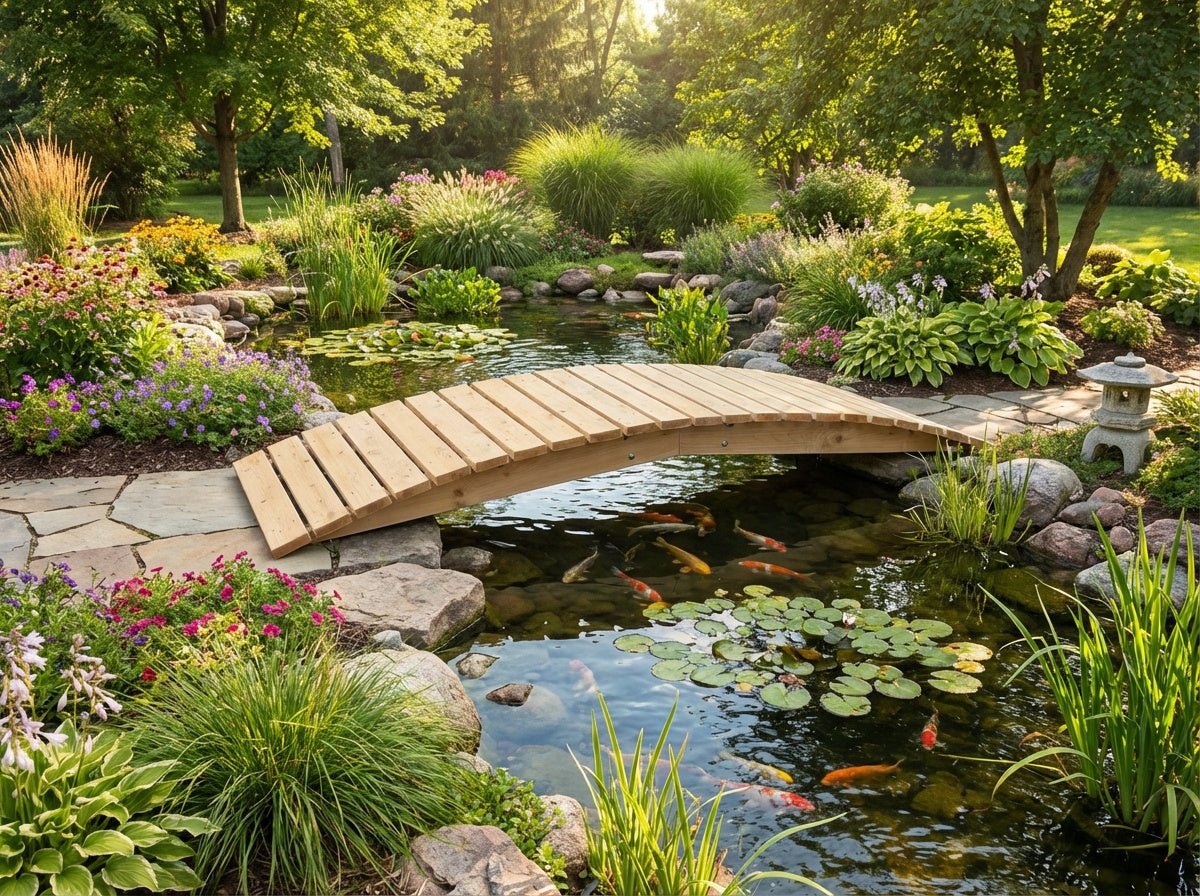 8 ft bridge with no railling