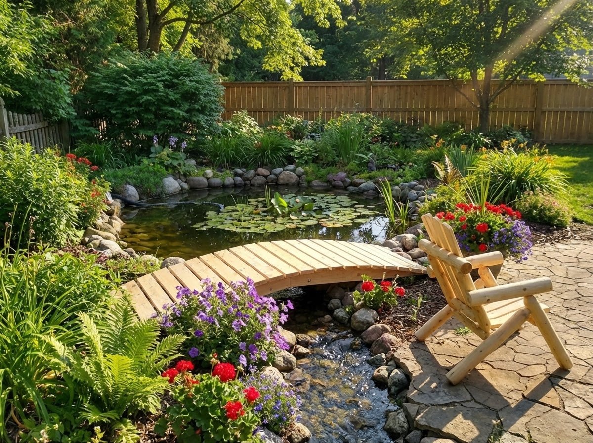 8 ft bridge with no railling