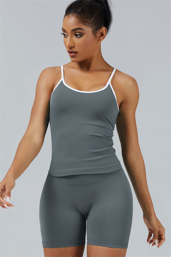The Elevate Crop Top Shorts 2-Piece Set