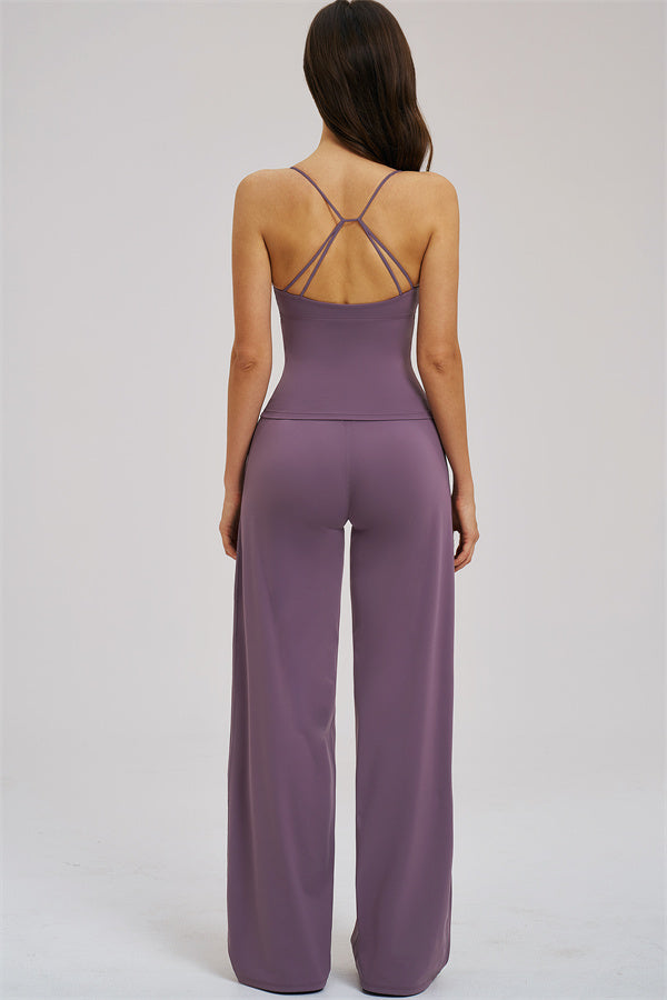 The Mosaic Tank Top Straight Leg Pants 2-Piece Set