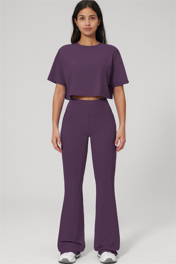 The Bold T-shirt Flared Leggings 2-Piece Set
