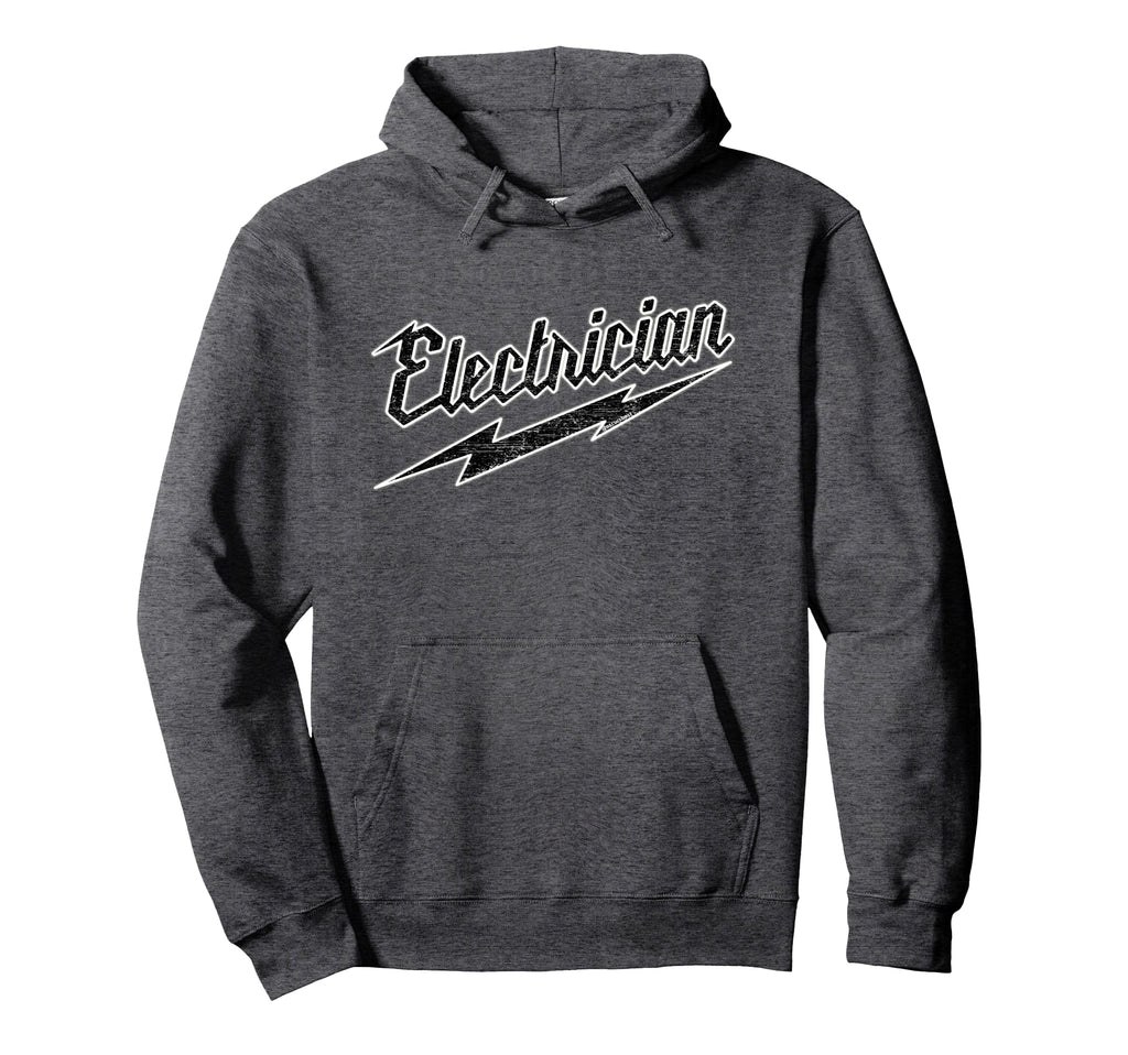 Electrician Sparky Local Trade Power Tool Hoodie - Minimalist Print Unisex