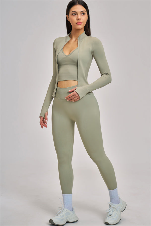 The Vision Jacket Tank Top Leggings 3-Piece Set