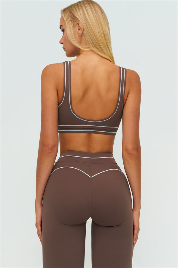 The Amara Sports Bra Flared Leggings 2-Piece Set