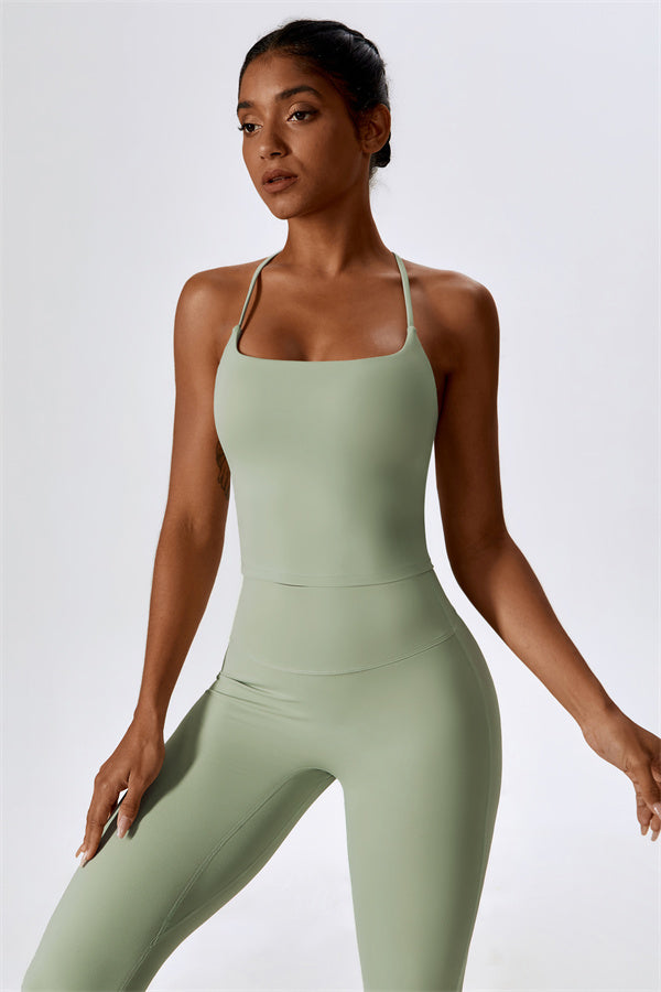 The Lily Belle Sports Bra Flared Leggings 2-Piece Set