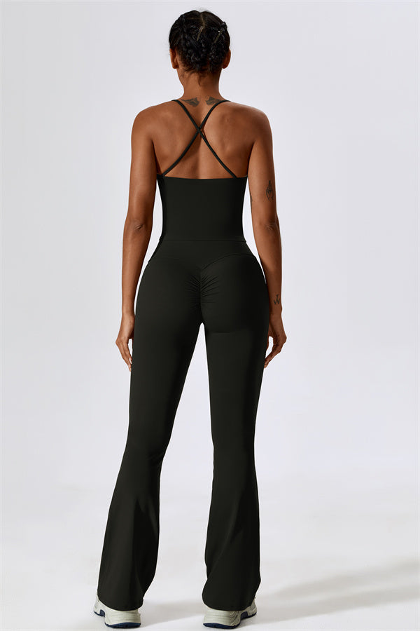 The Lily Belle Sports Bra Flared Leggings 2-Piece Set