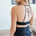 Crescent Moon Dream Catcher Tattoo Mesh Bralette
