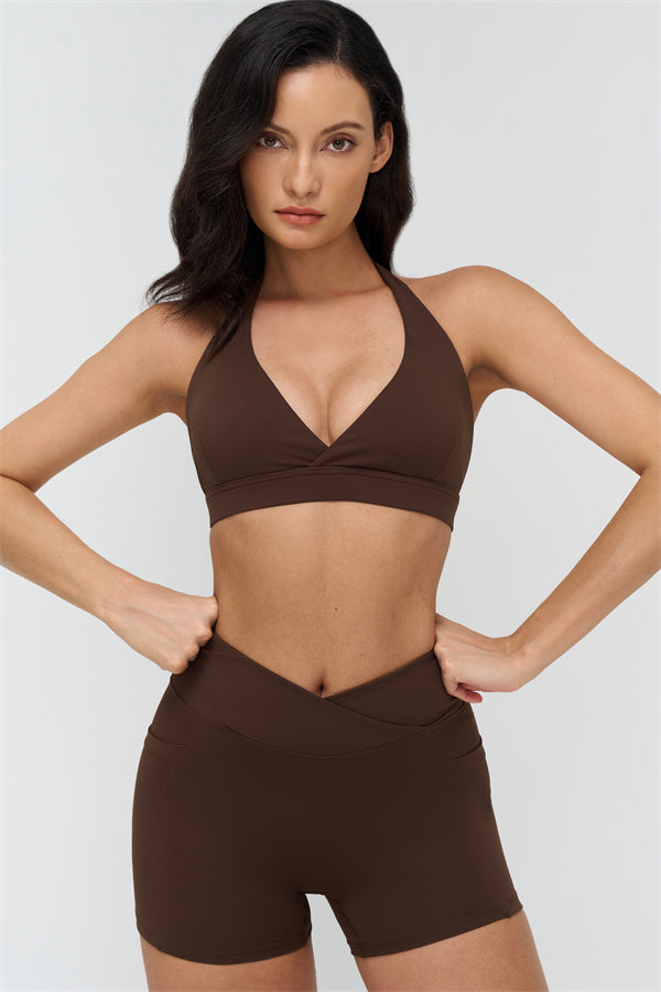 The BoldFit Sports Bra Shorts 2-Piece Set