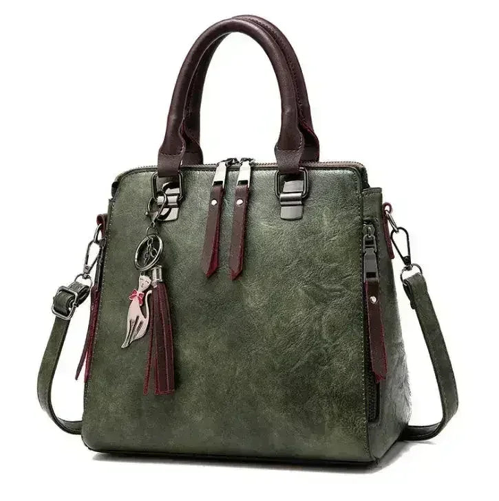 Single Shoulder Solid Color Wild Women's Messenger Bag