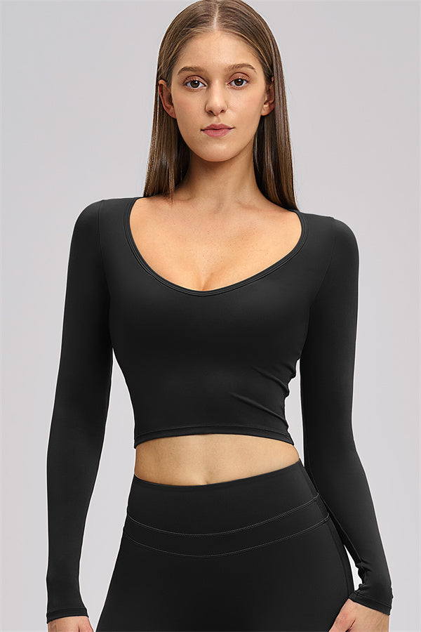 The Stride Long Sleeve T-shirt Flared Leggings 2-Piece Set