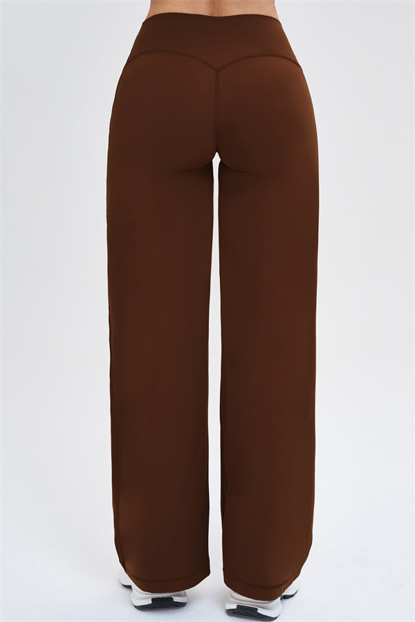 The Stride Crop Top Straight Leg Pants 2-Piece Set