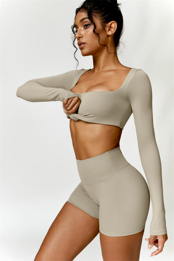 Olivia Crop Top Shorts 2-Piece Set
