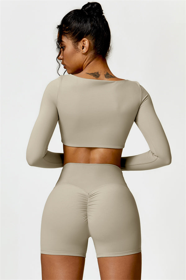 Olivia Crop Top Shorts 2-Piece Set