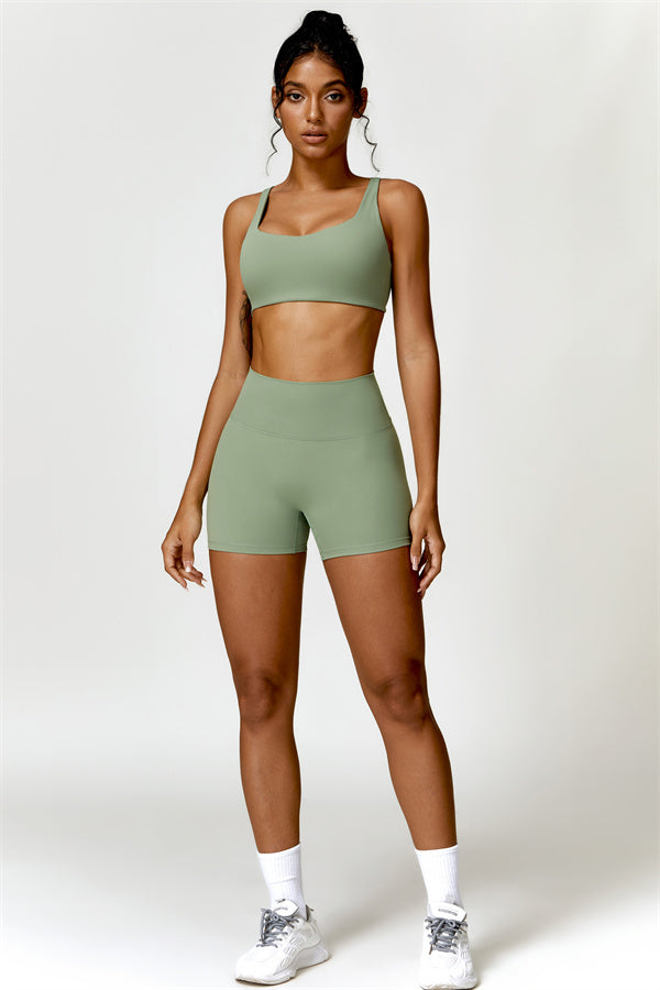Olivia Sports Bra Shorts 2-Piece Set