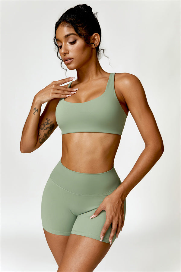 Olivia Sports Bra Shorts 2-Piece Set