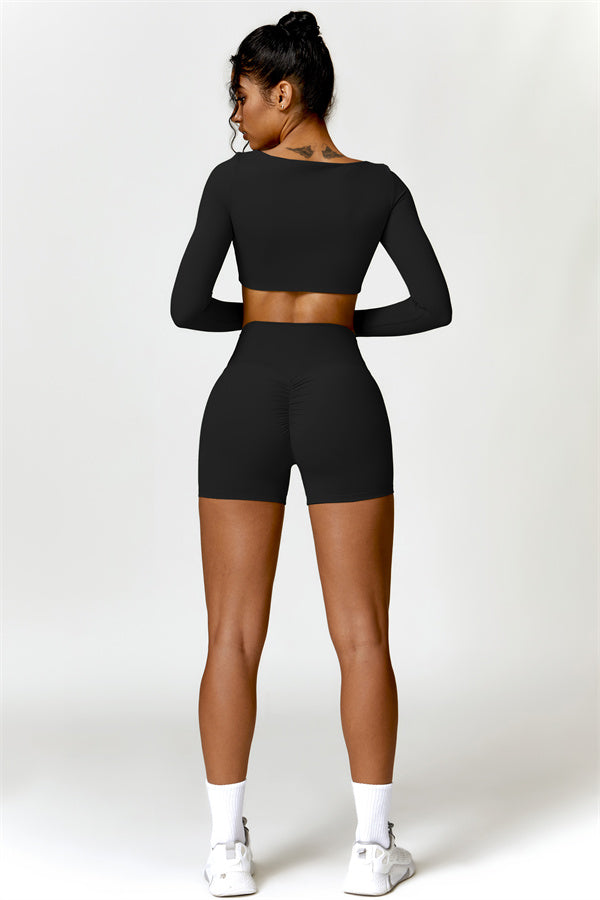 Olivia Crop Top Shorts 2-Piece Set