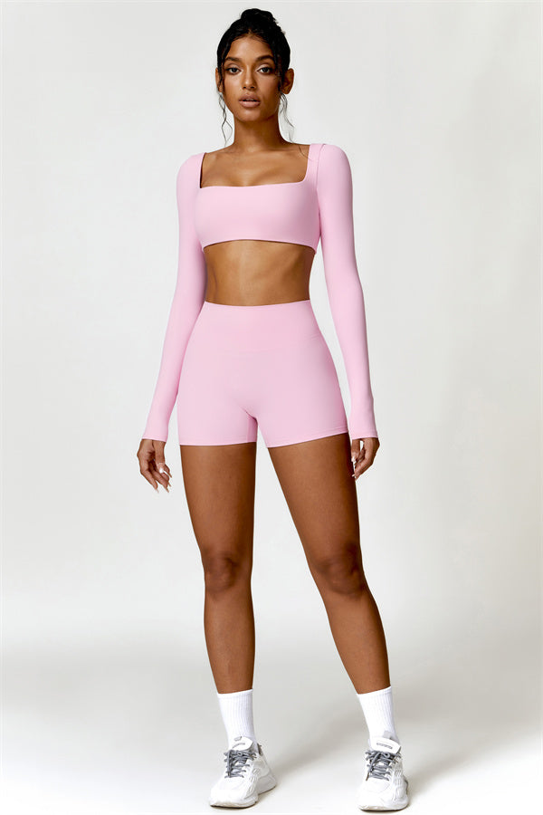 Olivia Crop Top Shorts 2-Piece Set