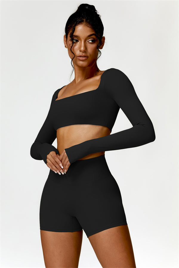 Olivia Crop Top Shorts 2-Piece Set