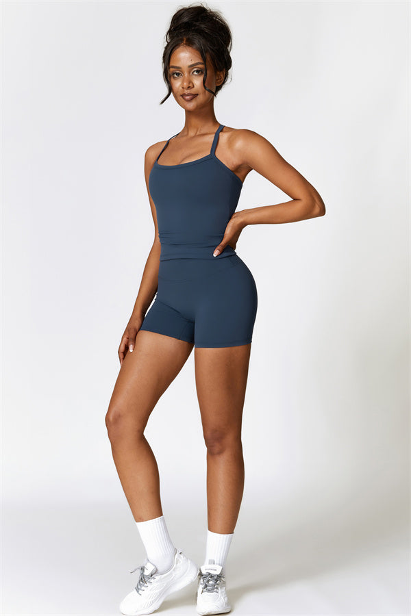 The Isabella Crop Top Shorts 2-Piece Set