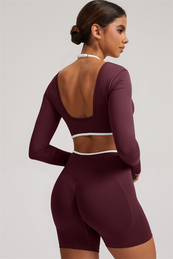 The Elevate Long Sleeve Crop top