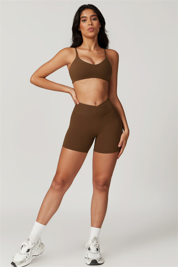 The Sophia Sports Bra Shorts 2-Piece Set