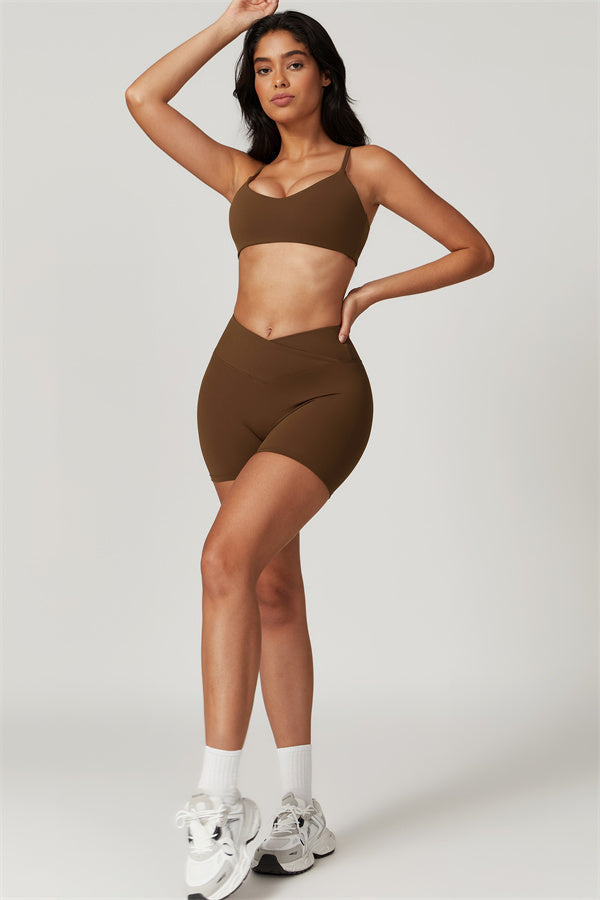 The Sophia Sports Bra Shorts 2-Piece Set