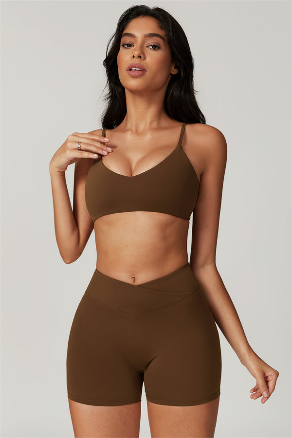 The Sophia Sports Bra Shorts 2-Piece Set