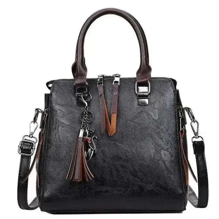 Single Shoulder Solid Color Wild Women's Messenger Bag