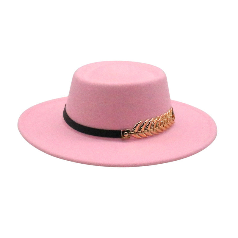 Autumn Winter Women Men  Vintage Fedora Women's Foldable Short Brim  Floppy Hat Gentleman Elegant Warm Hats Lady Party Luxury Caps Classic Summer Beach Sun Hat
