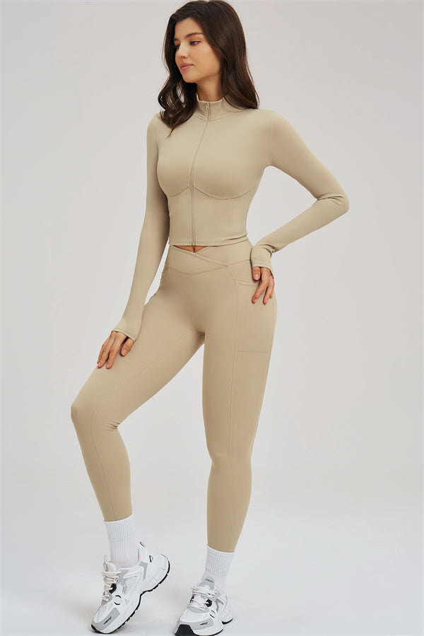 The Sizzle Zip Jacket Leggings 2-Piece Set