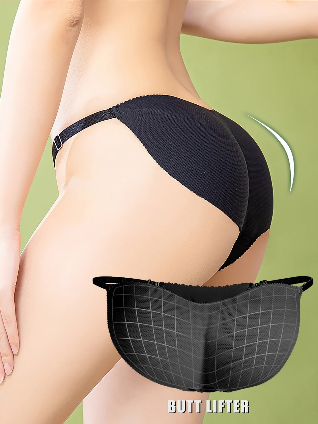 Invisible Boost Fake Butt Lifting Bikini Panties for Women – Ultra-Thin Breathable and Seamless Women's Lingerie for Natural Enhancement and All-Day Comfort