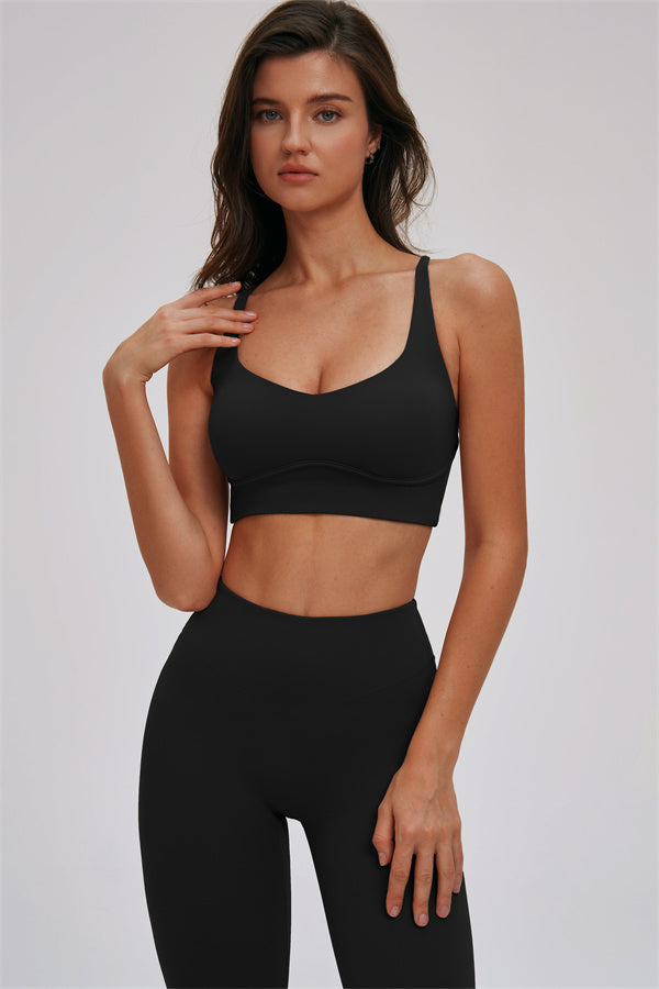 The Kinetic Cross Back Sports Bra
