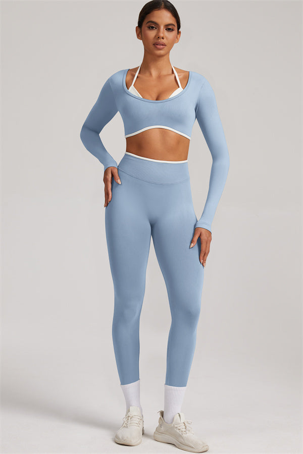The Elevate Long Sleeve Crop top