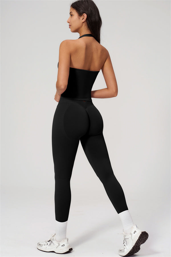 The Empower Halter Crop Top
